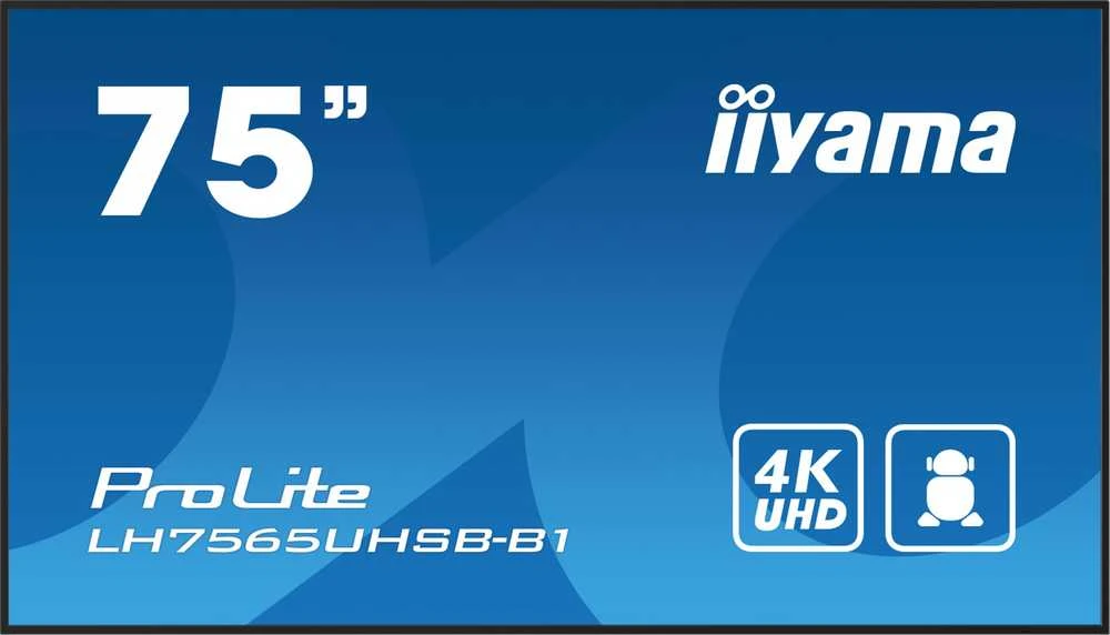 Monitorius iiyama ProLite LH7565UHSB-B1