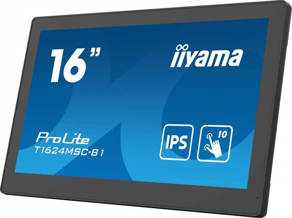Monitorius iiyama ProLite T1624MSC-B1 - 15.6" | Full HD| HDMI | VESA 100