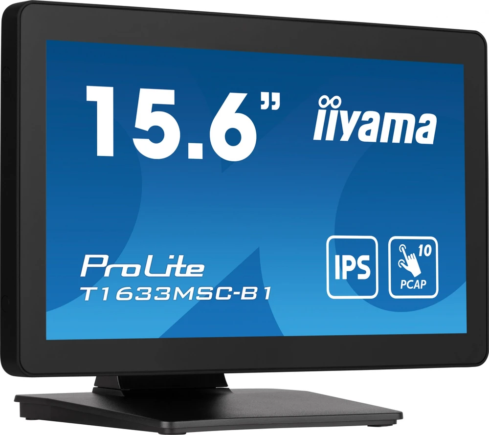 Monitorius „iiyama T1633MSC-B1-Touch“ 16 colių FHD daugiafunkcis ekranas