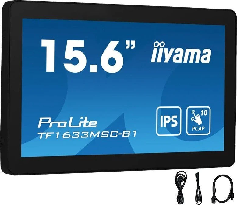 Monitorius iiyama TF1633MSC-B1-Touch 15.6" HDMI DP
