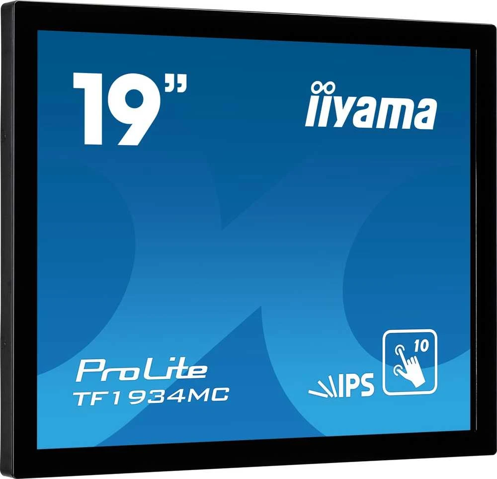 Monitorius IIYAMA 19 colių IPS 10 Point Touch 5:4 1000:1 315cd/m2 USB VGA HDMI DP Juodas