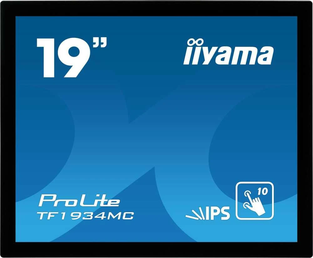Monitorius IIYAMA 19 colių IPS 10 Point Touch 5:4 1000:1 315cd/m2 USB VGA HDMI DP Juodas