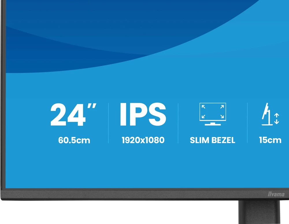 Monitorius „iiyama ProLite XB2493HSU-B1“ – 120 Hz | „Full HD“ | IPS | 23,8 colio | 1 ms | USB-C