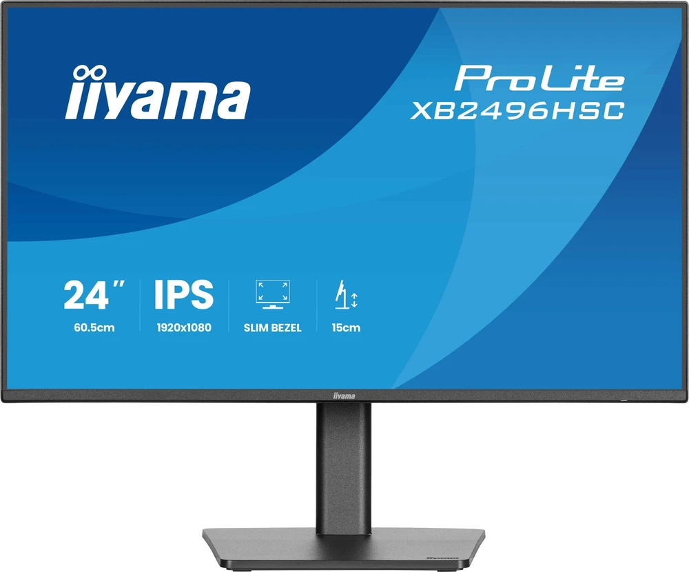 iiyama ProLite XB2496HSC-B1 computer monitorius 60.5 cm (23.8") 1920 x 1080 pikselių Full HD LED Juodas