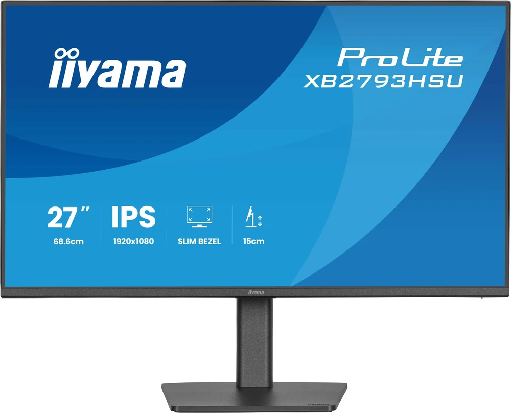 Monitorius iiyama ProLite XB2793HSU-B1 - 120Hz | Full HD | IPS | 27" | 1ms