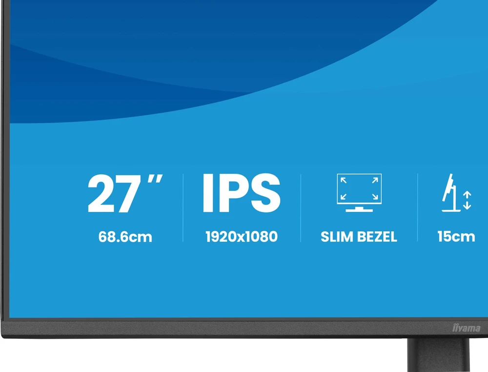 Monitorius iiyama ProLite XB2793HSU-B1 - 120Hz | Full HD | IPS | 27" | 1ms