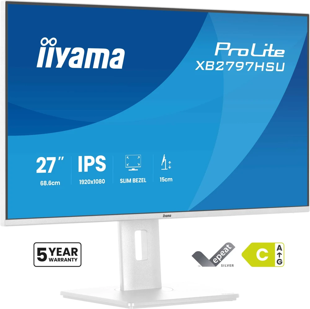 Monitorius IIYAMA ProLite XB2797HSU-W1 27-inch Baltas IPS 120Hz Eyecom