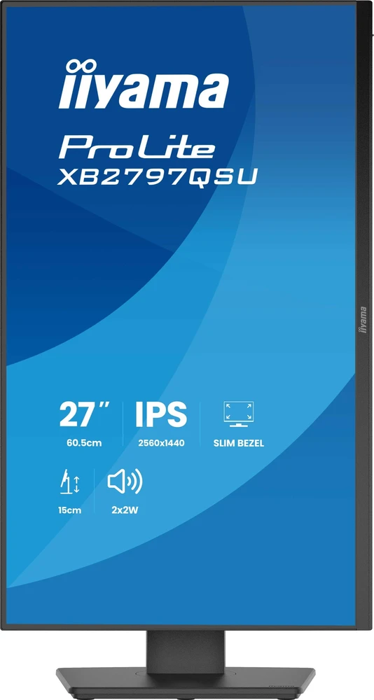 iiyama ProLite XB2797QSU-B1 computer monitorius 68.6 cm (27") 2560 x 1440 pikselių Quad HD LED Juodas