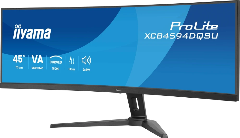 Monitorius iiyama ProLite XCB4594DQSU-B1 - 75Hz | 5120 x 1440 | VA | 44,5" | 0,8ms