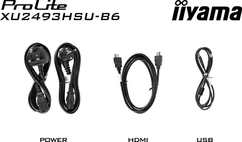 Monitorius iiyama ProLite XU2493HSU-B7 - 100Hz | Full HD | 23.8'' | IPS | 1ms