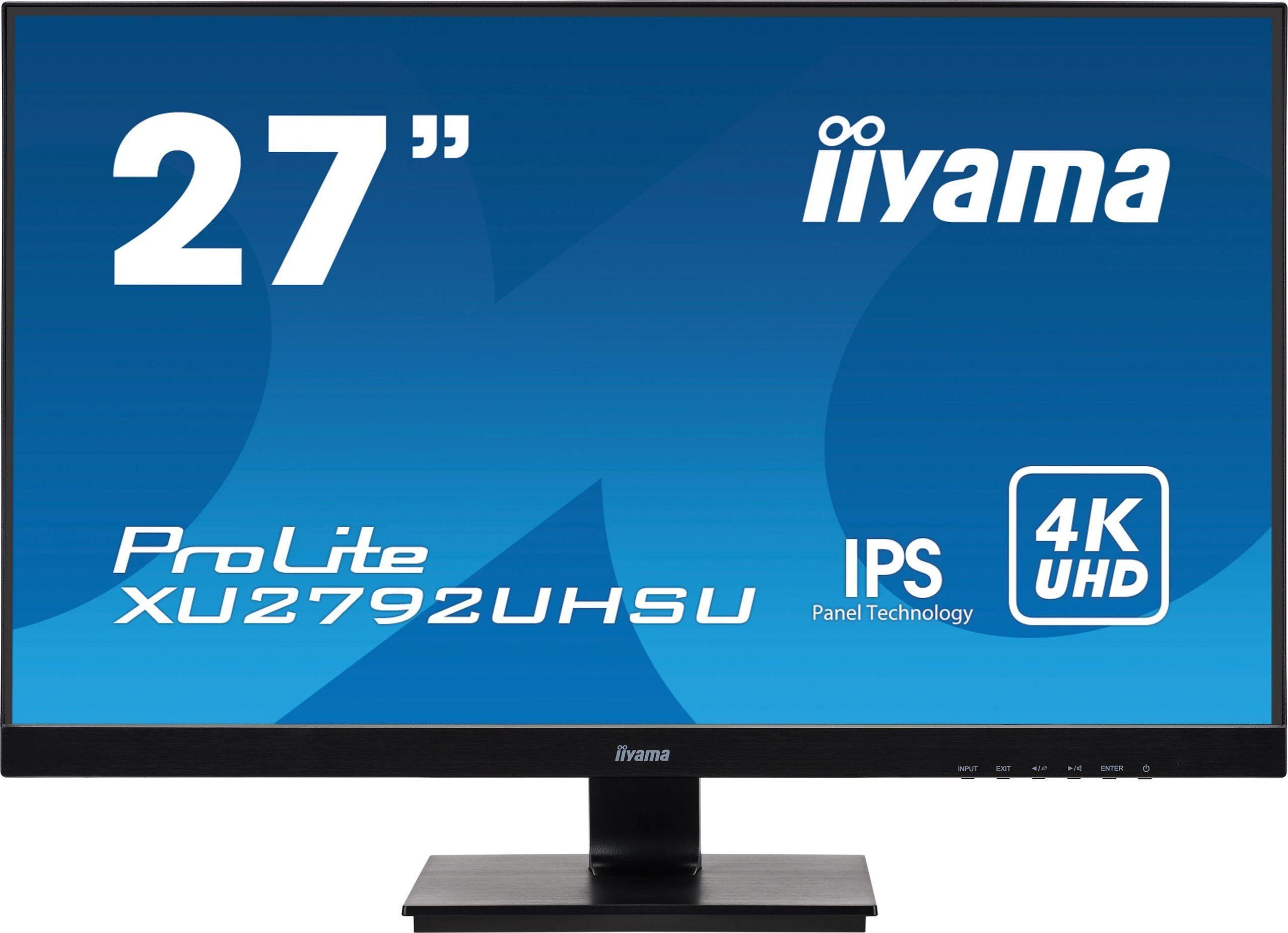 Monitorius iiyama ProLite XU2792UHSU-B1 LED ekranas 68,6 cm (27") 3840 x 2160 pikseliai 4K Ultra HD Juoda