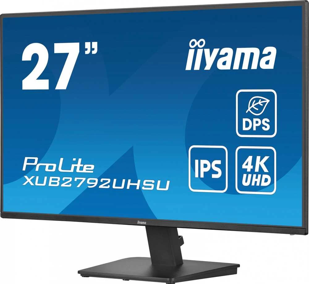 Monitorius iiyama ProLite XU2792UHSU-B6 - 60Hz | 4K | 27'' | IPS | 4ms