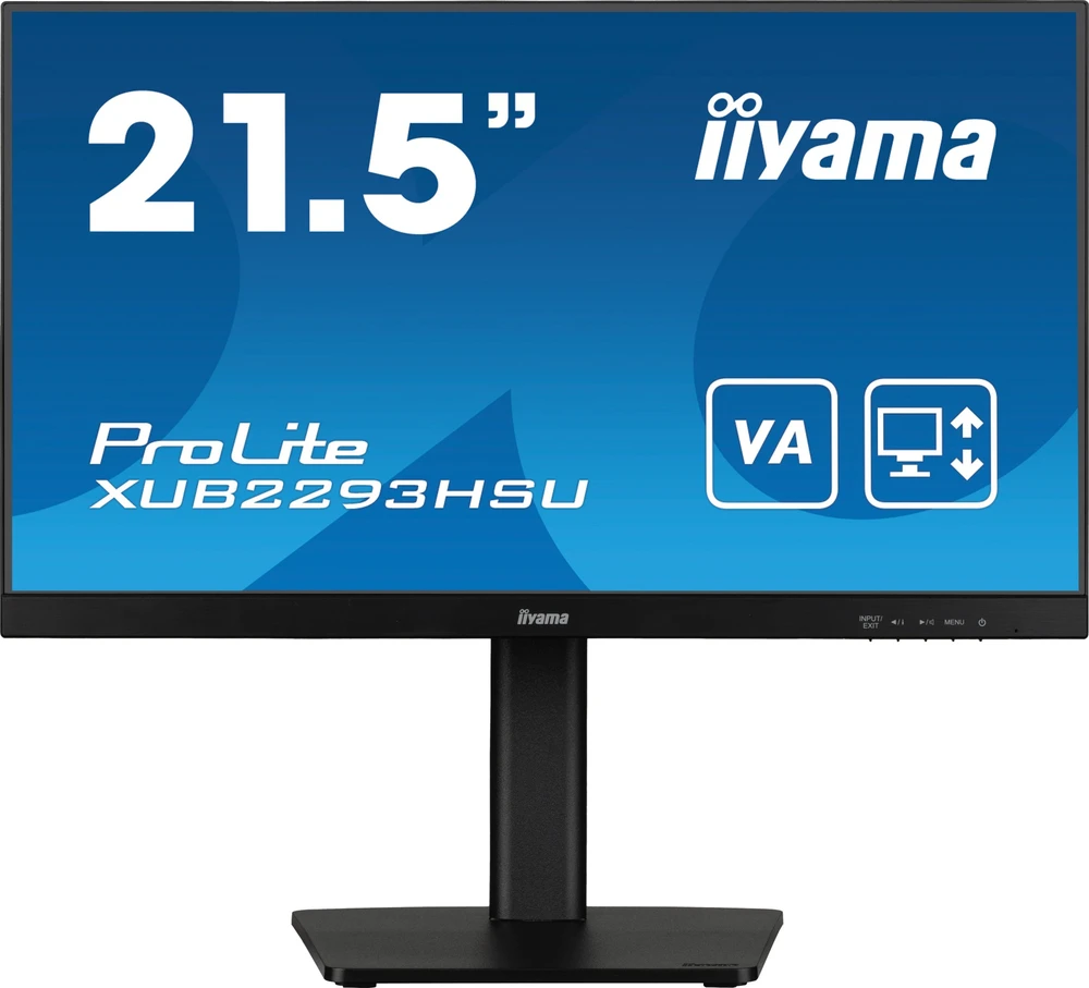 Monitorius iiyama ProLite XUB2293HSU-B7 - 100Hz | Full HD | 22'' | IPS | 1ms