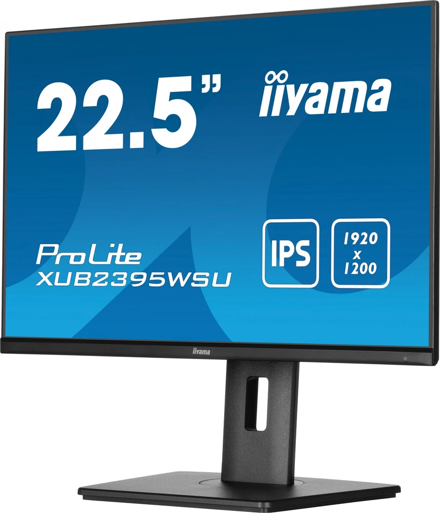 Monitorius IIYAMA XUB2395WSU-B5 22,5 colio ETE IPS 1920x1200 IPS 250cd/m2 4ms Garsiakalbiai Stovas VGA HDMI DP 15cm Aukštis Regul.