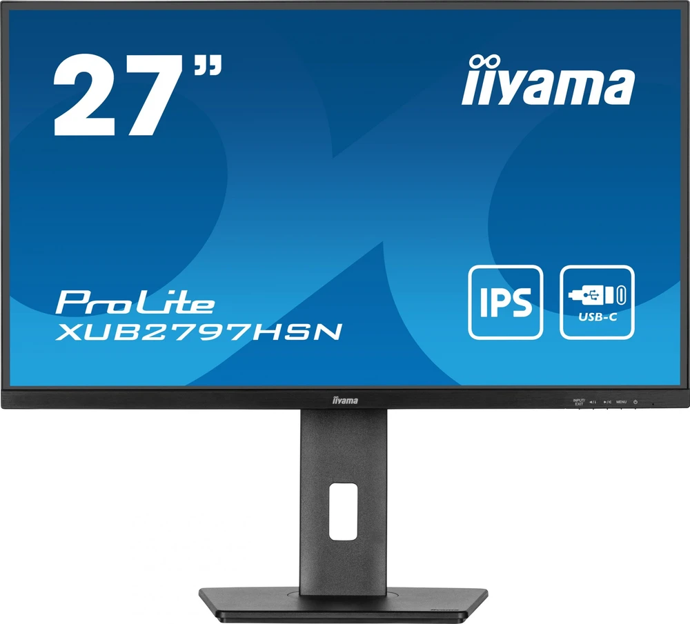 Monitorius IIYAMA XUB2797HSN-B1 27 colių IPS 1920x1080 250cd/m2 1ms HDMI DP USB