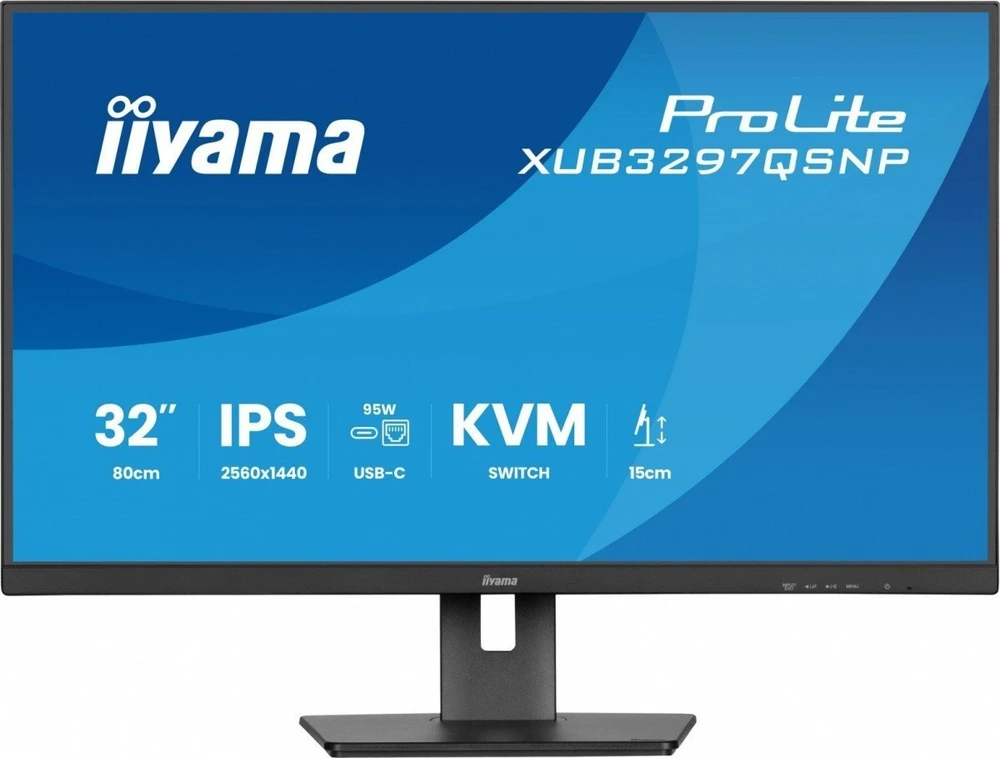 Monitorius „iiyama ProLite XUB3297QSNP-B1“ – 100 Hz | QHD | IPS | 32 colių + „Norton Small Business“