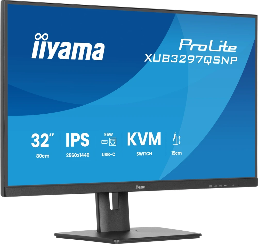 Monitorius „iiyama ProLite XUB3297QSNP-B1“ – 100 Hz | QHD | IPS | 32 colių + „Norton Small Business“