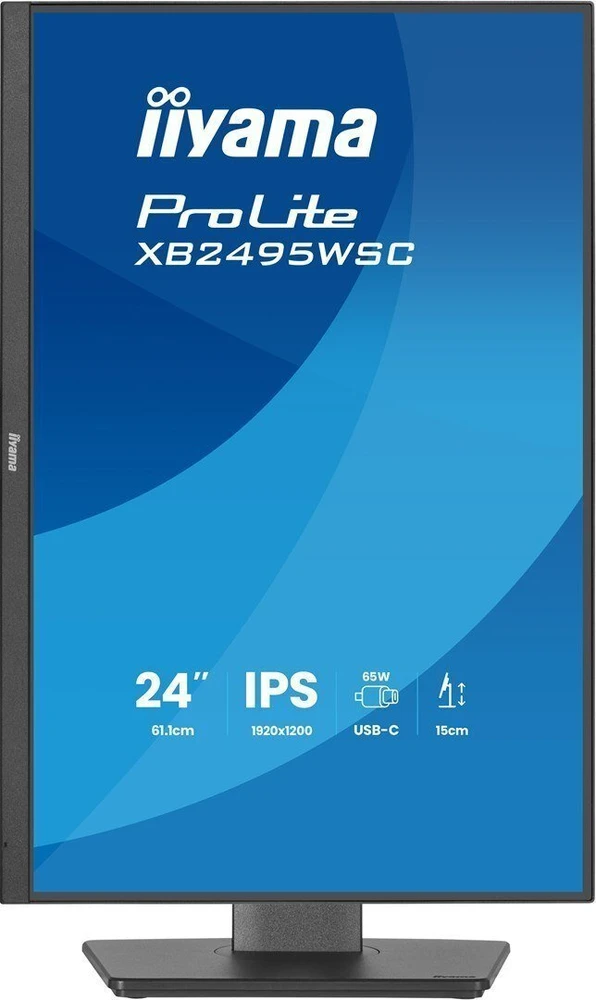 iiyama ProLite XB2495WSC-B1 kompiuterio monitorius 61,2 cm (24,1") 1920 x 1200 px WUXGA LED Juoda