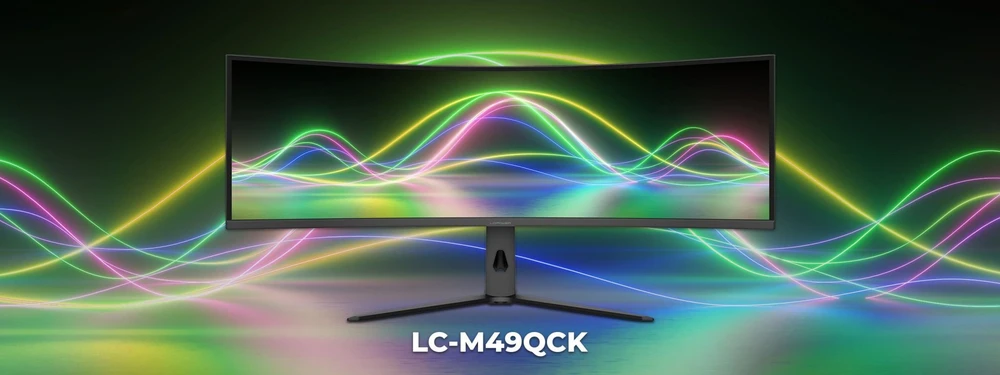 Monitorius LC-Power 124,46 cm (49") LC-M49QCK lenktas VA + DP + 2xHDMI