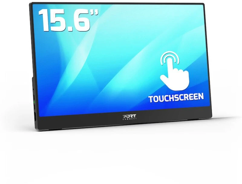 Port Designs PORT CONNECT Nomad Monitorius, Full HD LCD, 15.6", Jutiklinis ekranas, IPS Panel