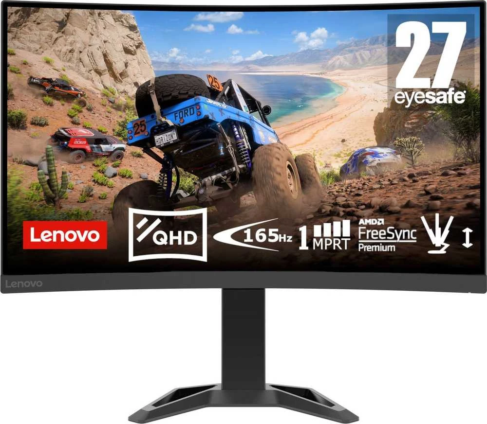 Monitorius Lenovo G27qc-30 27 inch 2K QHD HDMI DisplayPort