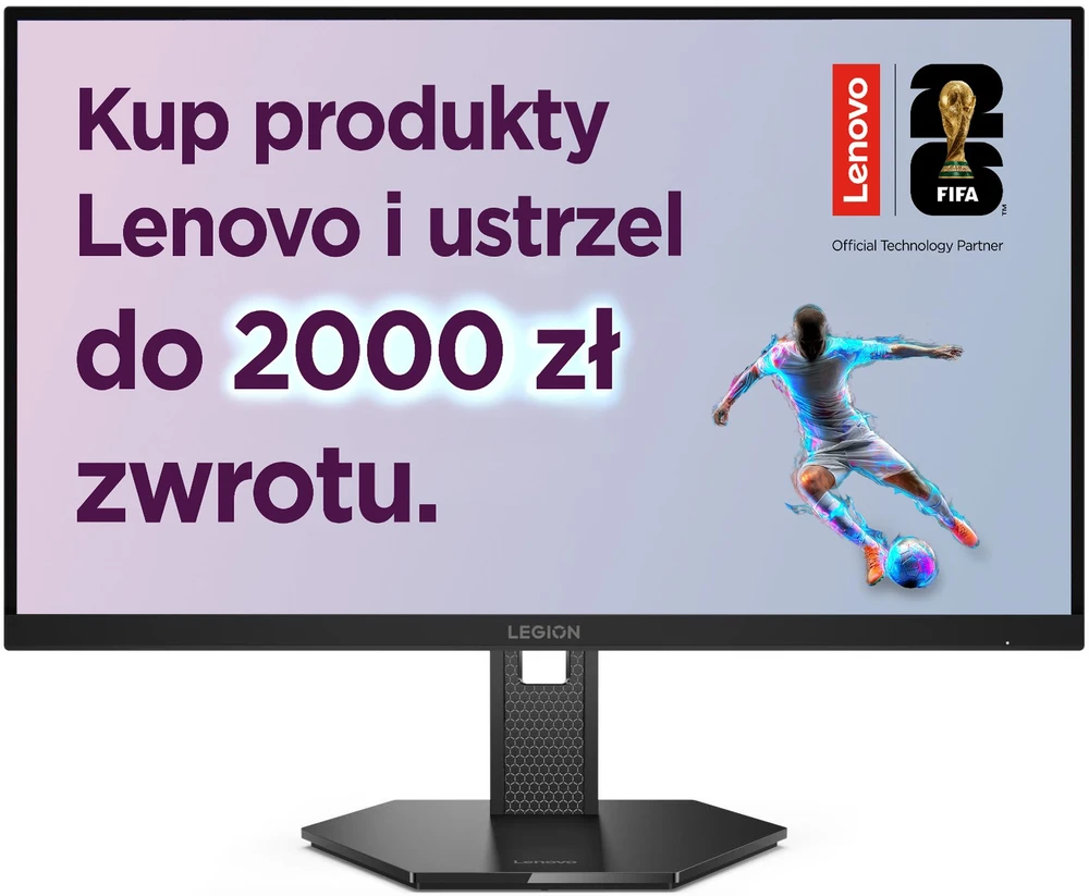 Lenovo Legion 27QD-10 computer monitorius 68.6 cm (27") 2560 x 1440 pikselių Quad HD LCD Juodas