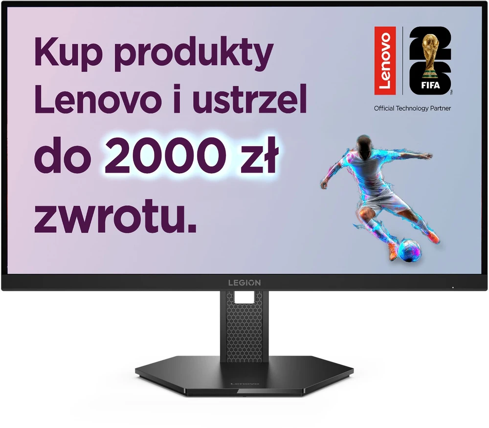 Monitorius LENOVO LEGION 27U-10 27" UHD WLED (3840X2160) IPS/160HZ/300NITS/0.5MS/HDR10/HDMI 2.1/DP 1.4 (3YEAR WARRANTY)