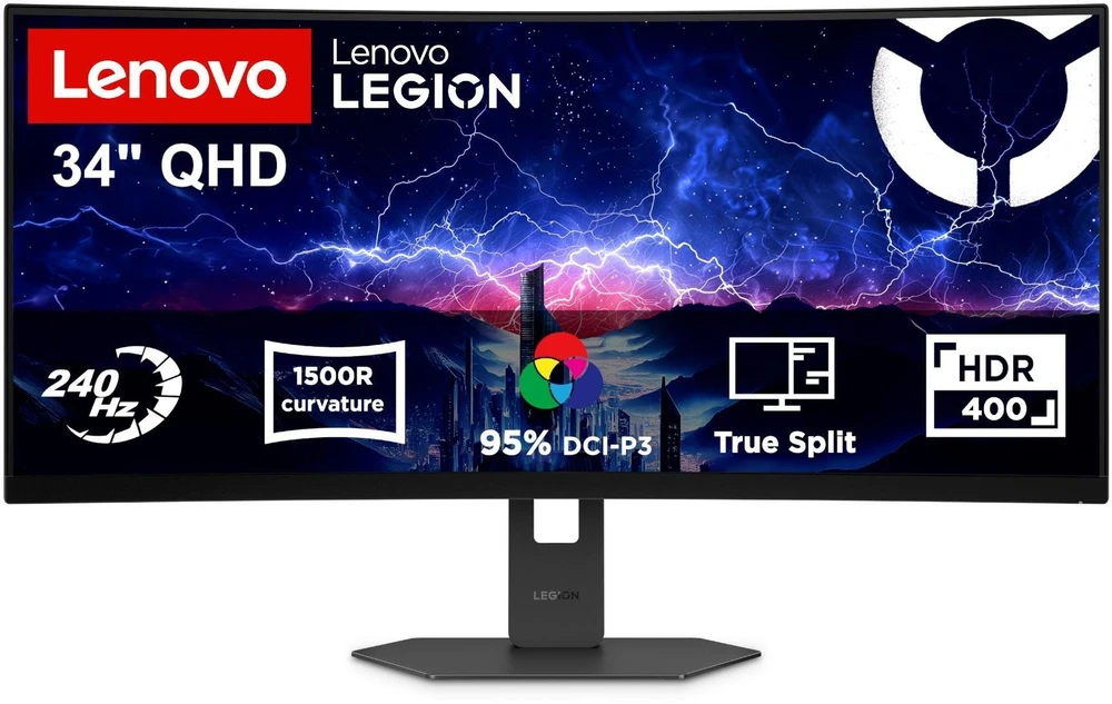 Lenovo | Legion 34W-2c | 34 " | VA | 21:9 | 240 Hz | 0.5/1/2/4/5 ms | 3440 x 1440 pikselių | 400 cd/m² | HDMI jungtys quantity 2 | Eclipse Juodas