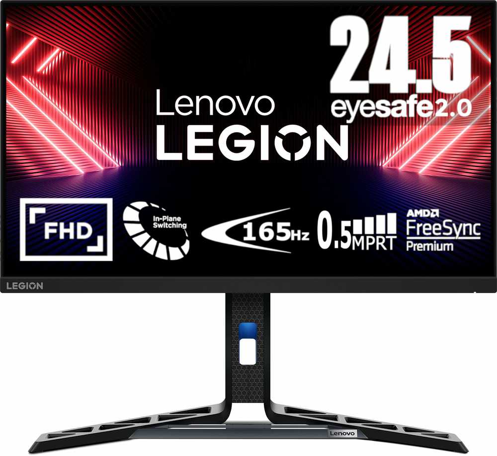 Monitorius LENOVO LEGION R25I-30 24.5" FHD (1920X1080) IPS PANEL / 400NITS / 165HZ / 0.5MS / HDMI / DP 1.4 (3 METŲ GARANTIJA)