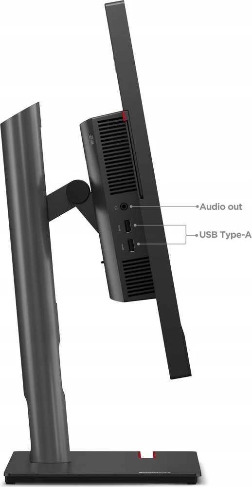 Monitorius LENOVO 27 colių UHD (3840X2160) / 3D / IPS ekranas / apsauga nuo akinimo 16:9 / HDMI / USB-C (100 W) / DP / RJ45 / 3 metų garantija