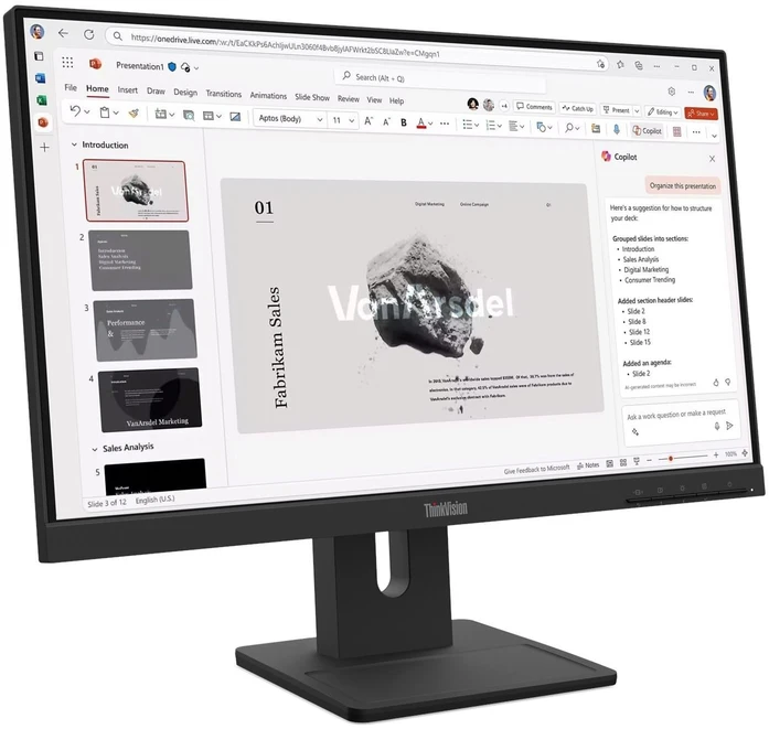 Monitorius Lenovo ThinkVision E22-40 (64C9MAT6EU)