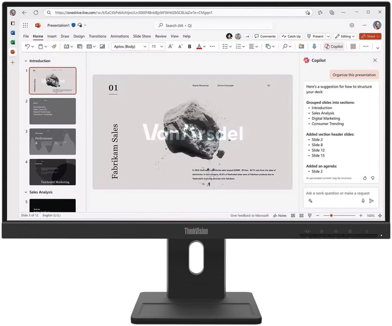 Monitorius Lenovo ThinkVision E22-40 (64C9MAT6EU)