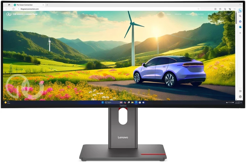 Lenovo ThinkVision P34WD-40 computer monitorius 86.4 cm (34") 3440 x 1440 pikselių Wide Quad HD LCD Juodas