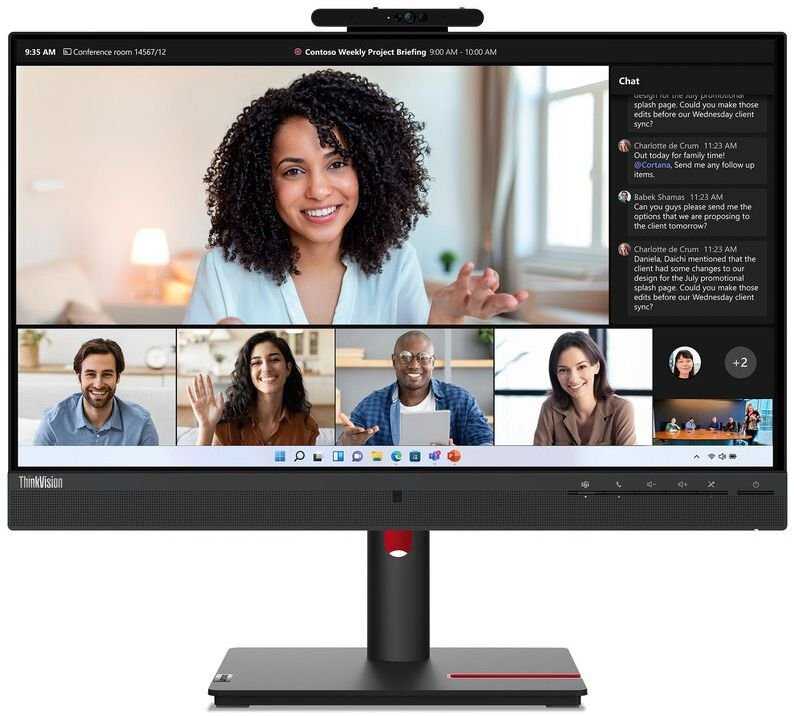 Monitorius Lenovo „Thinkvision T24Mv-30“ 60,5 cm (23,8 colio) 1920 x 1080 pikselių