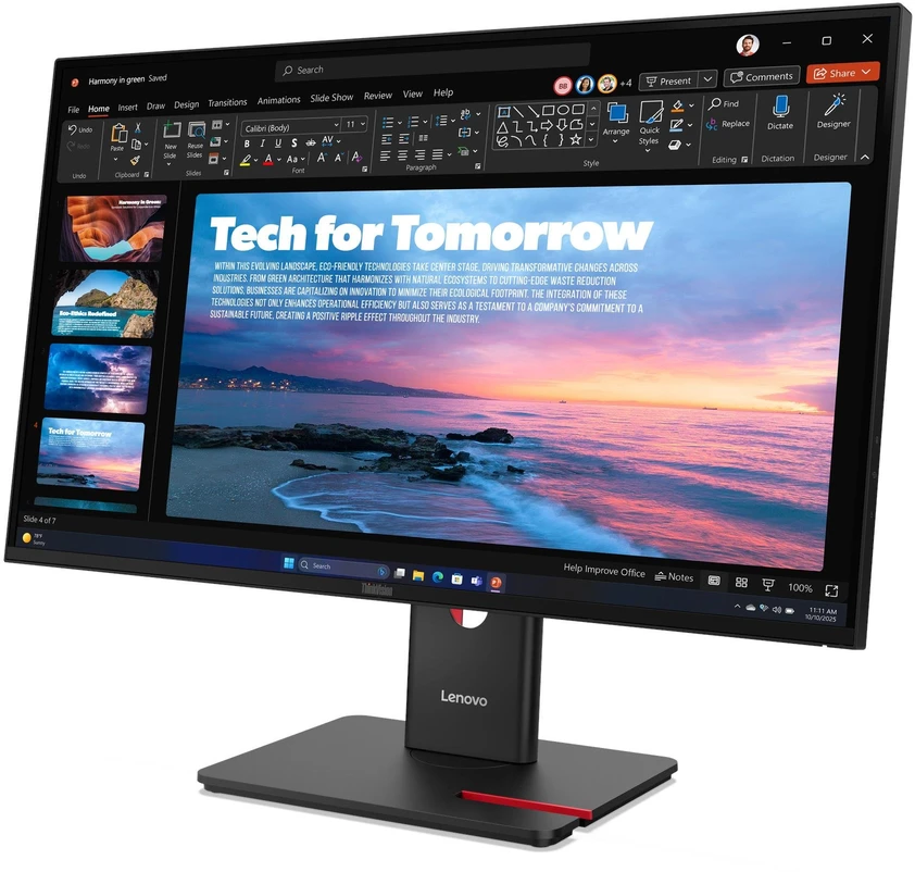 Lenovo 27 colių „ThinkVision T27QD-40“ LED LCD monitorius su 64AAGAT2EU