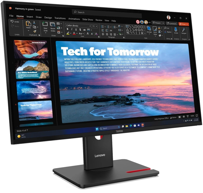 Lenovo 27 colių „ThinkVision T27QD-40“ LED LCD monitorius su 64AAGAT2EU