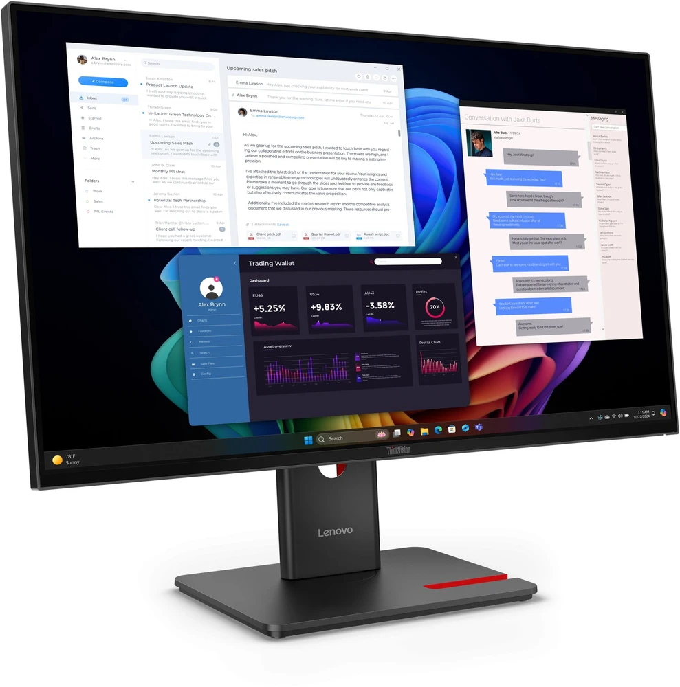 Lenovo ThinkVision T27UD-40 Monitorius
