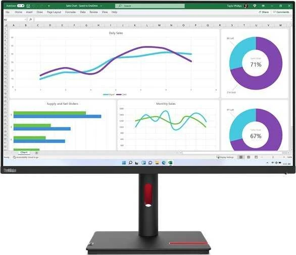 Monitorius Lenovo | ThinkVision | T32p-30 | 31.5 " | IPS | 16:9 | 60 Hz | 4 ms | 3840 x 2160 pikselių | 350 cd/m² | HDMI jungtys quantity 1 | Juodas | Garantija 36 mėn.