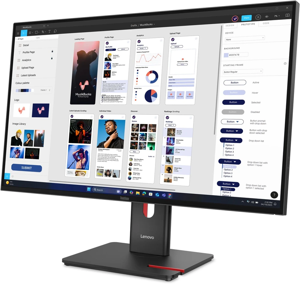 Monitorius Lenovo ThinkVision T32UD-40
