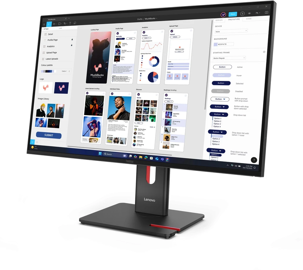 Monitorius Lenovo ThinkVision T32UD-40