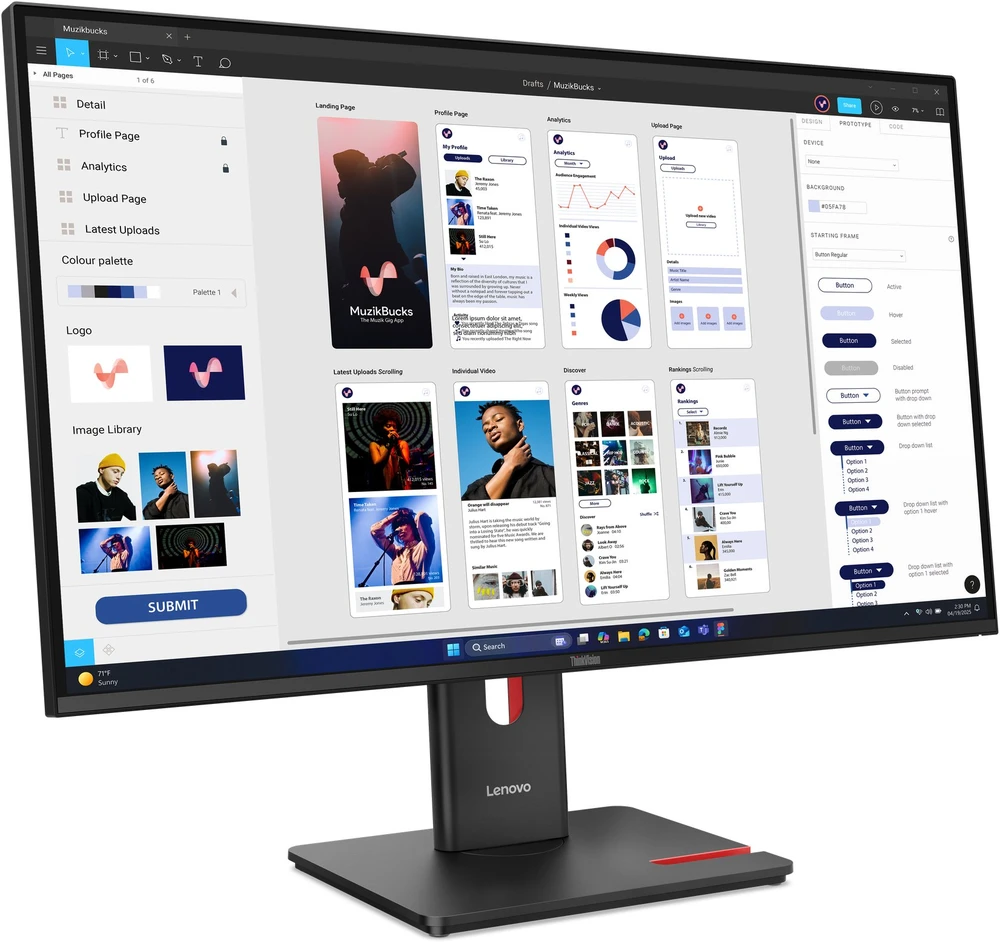 Monitorius Lenovo ThinkVision T32UD-40