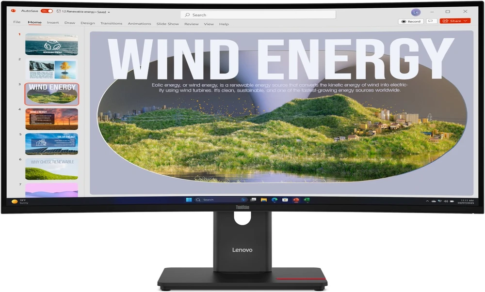 Monitorius Lenovo ThinkVision T34WD-40 (64AEGAT1SE)