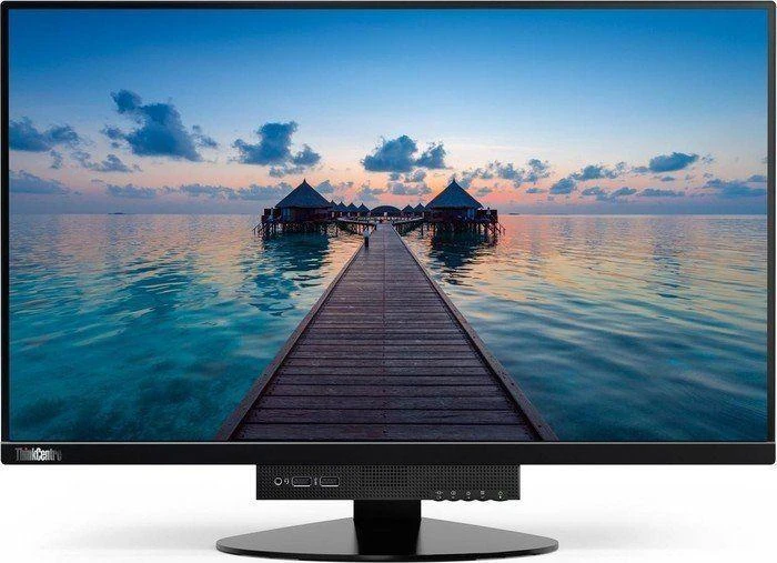 Monitorius Lenovo ThinkCentre Tiny-in-One 24 (Gen 4) 23,8 colio, IPS, 1920 x 1080, 16:9, 4 ms, 250 cd/m², Integruotas garsiakalbis (-ai), Juodas, 1080p kamera su dviem mikrofonais, skirta VOIP , LED indikatorius, 60 Hz, HAS