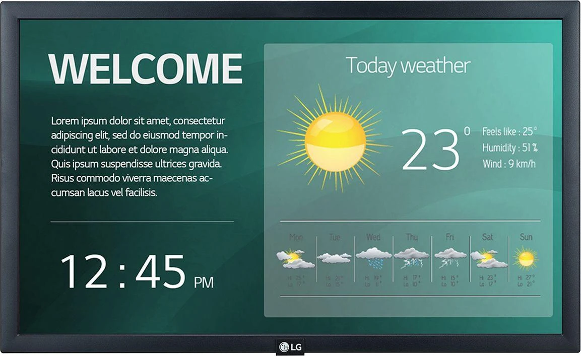 Monitorius LG 22SM3G-B 22" FHD IPS 250NITS 16/7 WEBOS