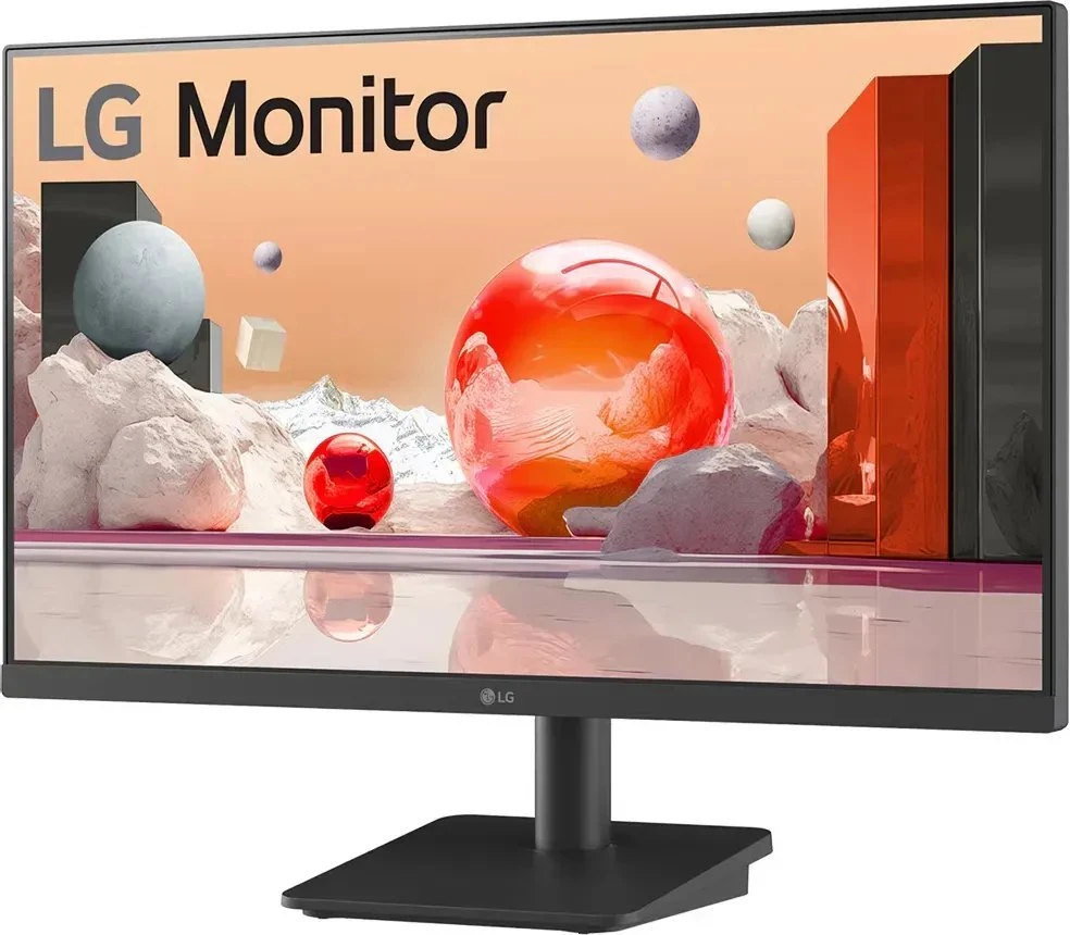 Monitorius LG 24" 24BA400-B FHD DVI DP HDMI USB IPS 16:9 juodas
