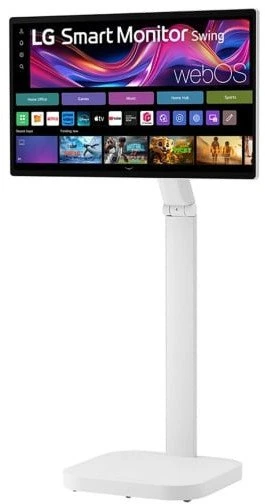 Monitorius LG Swing 32U889SA – 31,5 colio | 4K jutiklinis ekranas | stovas ant ratukų