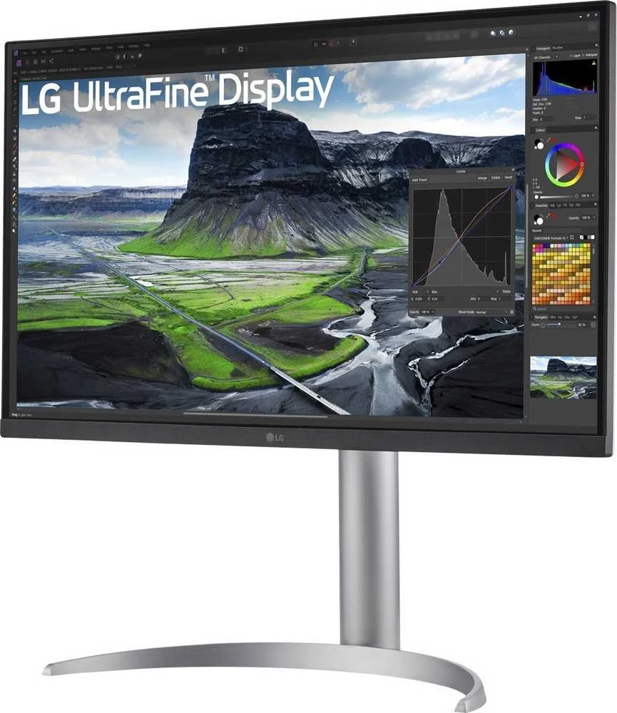 Monitorius LG UltraFine 27UQ850V-W, 27", 3840 x 2160, IPS, 60 Hz, 5 ms