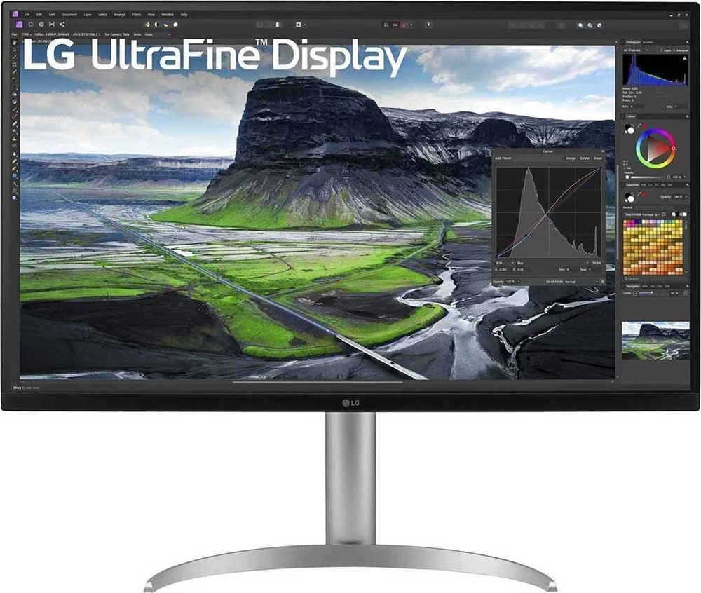Monitorius LG 32UQ850V-W LED ekranas 81.3 cm (32") 3840 x 2160 pikselių 4K Ultra HD, Baltas
