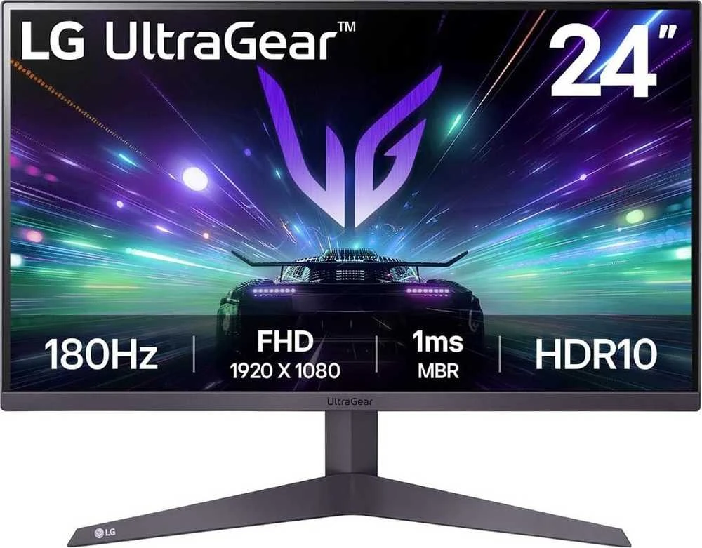 Monitorius LG UltraGear 24GS50F-B, 24", 1920 x 1080, VA, 180 Hz, 1 ms