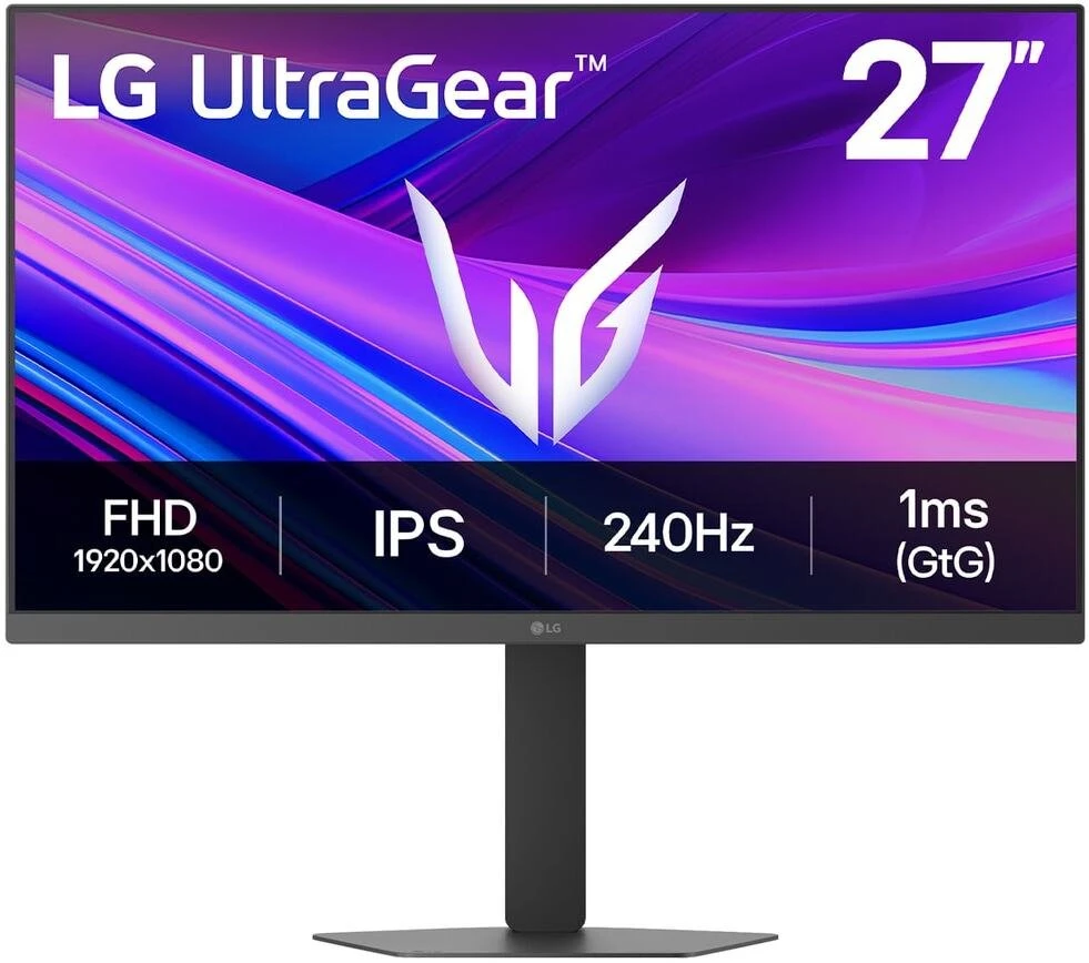 Žaidimų monitorius LG LED UltraGear G4 27G440A-B - 27"/IPS/FHD(1920 x 1080)/240Hz/400 cd/m²/FreeSync Premium/G-SYNC Compatible